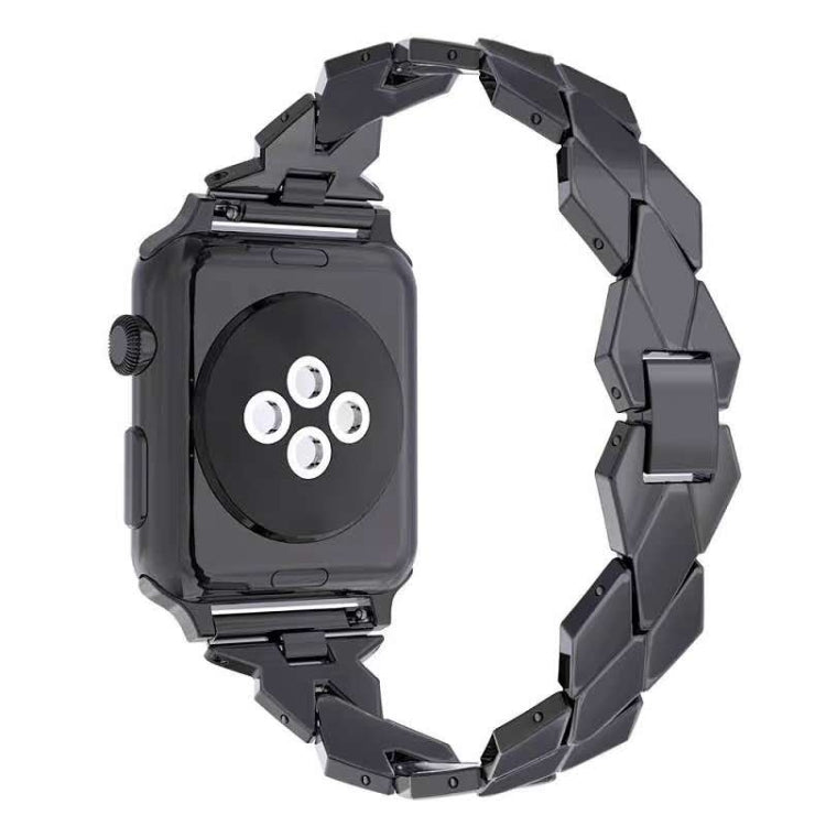 Apple Watch Series 5 e 4 44 mm / 3 e 2 e 1 cinturino in acciaio inossidabile con diamanti da 42 mm, For Apple Watch Series 5 & 4 44mm