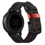 Cinturino in pelle a zigzag da 22 mm per Huawei Watch GT2e / GT2 46 mm