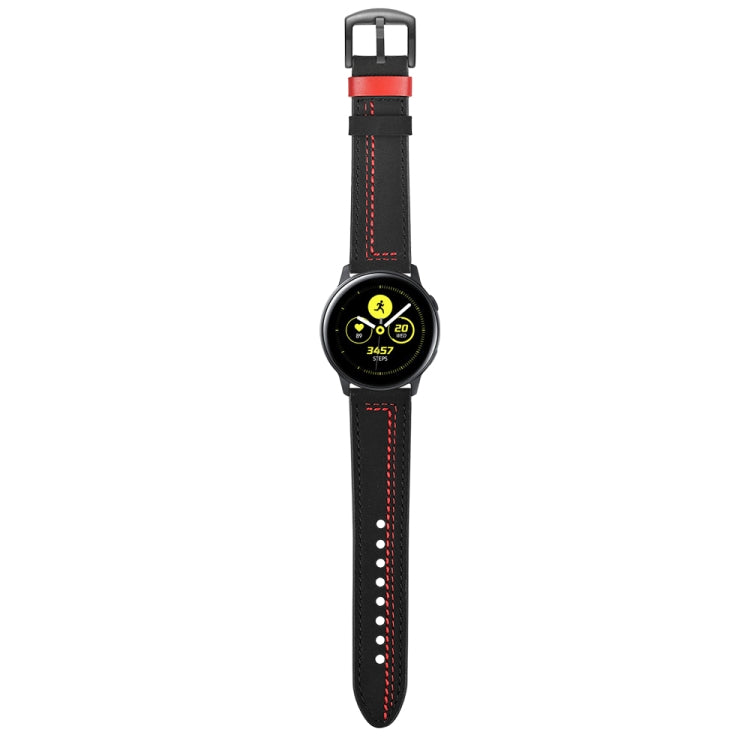 Cinturino in pelle a zigzag da 22 mm per Huawei Watch GT2e / GT2 46 mm
