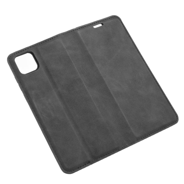 Per Huawei Y5p/Honor 9SCustodia in pelle con ventosa magnetica da lavoro retro-skin con supporto e slot per carte e portafoglio, For Huawei Y5p