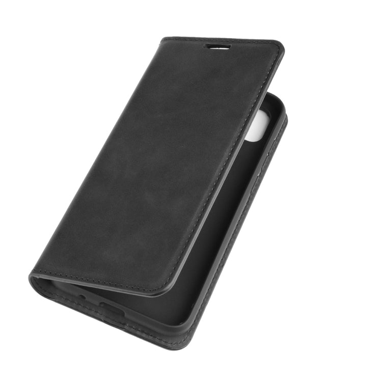 Per Huawei Y5p/Honor 9SCustodia in pelle con ventosa magnetica da lavoro retro-skin con supporto e slot per carte e portafoglio, For Huawei Y5p