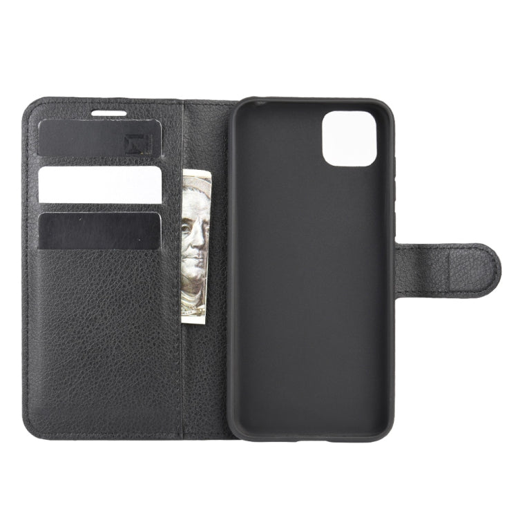 Per Huawei Y5p/Honor 9S Litchi Texture Custodia protettiva a vibrazione orizzontale con supporto e slot per schede e portafoglio, For Huawei Y5p