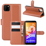 Per Huawei Y5p/Honor 9S Litchi Texture Custodia protettiva a vibrazione orizzontale con supporto e slot per schede e portafoglio, For Huawei Y5p
