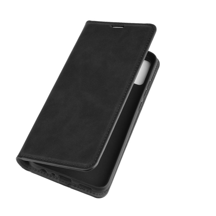 Per Huawei Honor 9X lite Custodia in pelle con ventosa magnetica per affari con pelle retrò con supporto e slot per schede e portafoglio, For Huawei Honor 9X Lite