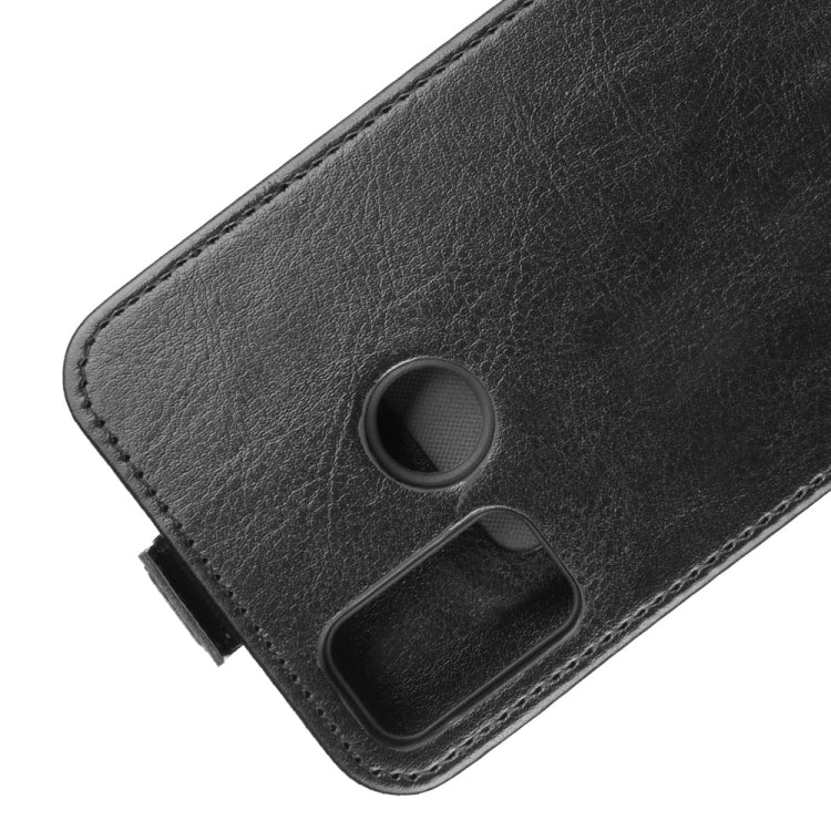 Per Huawei Honor 9X lite R64 Texture Custodia protettiva in pelle a vibrazione verticale singola con slot per schede e cornice per foto, For Huawei Honor 9X Lite