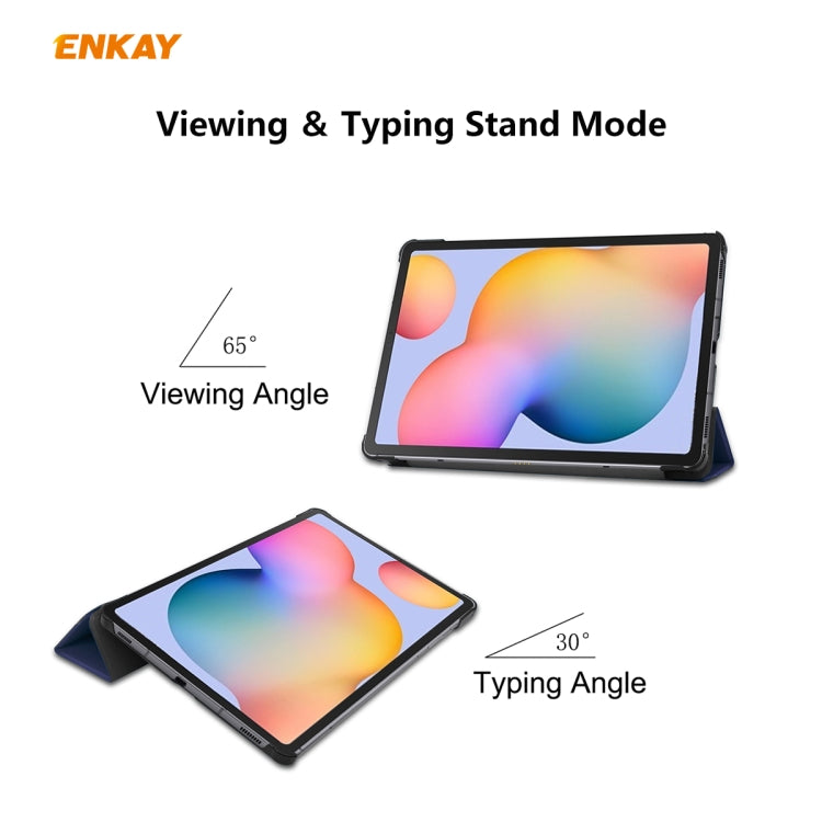 Custodia in pelle PU con supporto per Galaxy Tab S6 Lite