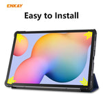 Custodia in pelle PU con supporto per Galaxy Tab S6 Lite