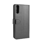 Per Wiko view 4/4 lite R64 Texture Custodia protettiva a vibrazione orizzontale singola con supporto e slot per schede e portafoglio e cornice per foto, For Wiko view 4/ 4 lite