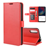 Per Wiko view 4/4 lite R64 Texture Custodia protettiva a vibrazione orizzontale singola con supporto e slot per schede e portafoglio e cornice per foto, For Wiko view 4/ 4 lite