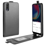 Per Wiko view 4/4 lite R64 Texture Custodia protettiva in pelle a vibrazione verticale singola con slot per schede e cornice per foto, For Wiko view 4/ 4 lite