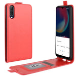 Per Wiko view 4/4 lite R64 Texture Custodia protettiva in pelle a vibrazione verticale singola con slot per schede e cornice per foto, For Wiko view 4/ 4 lite