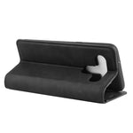 Per LG K61 Custodia in pelle con ventosa magnetica per affari retro-pelle con supporto, slot per schede e portafoglio, For LG K61