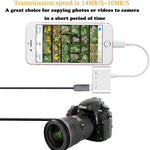 Adattatore 4 in 1 con porta 8 pin per iPhone iOS
