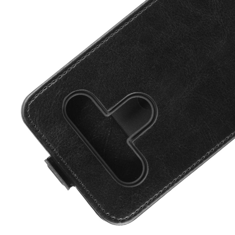 Per LG K61 R64 Texture Custodia protettiva in pelle a vibrazione verticale singola con slot per schede e cornice per foto, For LG K61