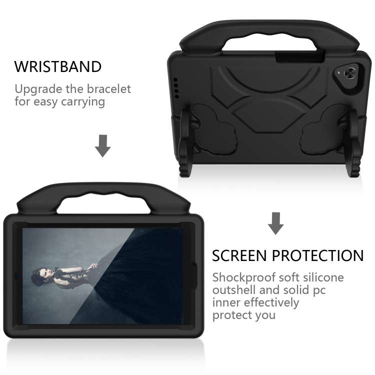 Copertura a prova di caduta per tablet in materiale EVA con staffa per il pollice, For Huawei MatePad T 8, For Huawei MatePad T8 8.0 (2020)