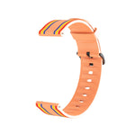 22 mm per cinturino in silicone a strisce Huawei Watch GT2e / GT / GT2 46 mm