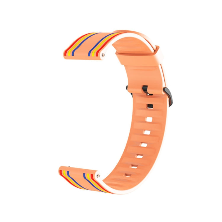 20mm Per Huami Amazfit GTS / Samsung Galaxy Watch Active 2 / Huawei Watch GT2 Cinturino in silicone a strisce 42MM