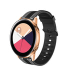 20mm Per Huami Amazfit GTS / Samsung Galaxy Watch Active 2 / Huawei Watch GT2 Cinturino in silicone a strisce 42MM