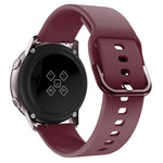 20mm Per Huawei Watch GT2 42MM / Amazfit BipS 2 Versione giovanile Cinturino in silicone con fibbia a colori universale