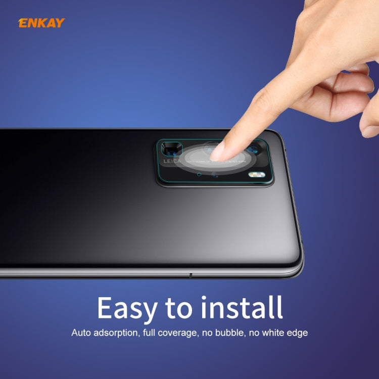Hat-Prince ENKAY 0.2mm 9H 2.15D Obiettivo per fotocamera posteriore con bordo arrotondato Pellicola in vetro temperato, For Huawei P40 Pro, For Huawei P40, For Samsung Galaxy S20, For Samsung Galaxy S20+, For Samsung Galaxy S20 Ultra, For OnePlus 8 Pro...