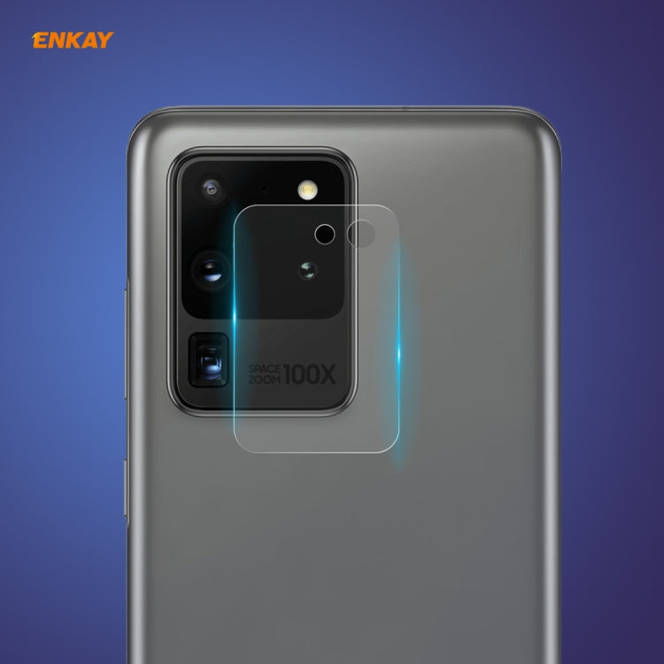 Hat-Prince ENKAY 0.2mm 9H 2.15D Obiettivo per fotocamera posteriore con bordo arrotondato Pellicola in vetro temperato, For Huawei P40 Pro, For Huawei P40, For Samsung Galaxy S20, For Samsung Galaxy S20+, For Samsung Galaxy S20 Ultra, For OnePlus 8 Pro...