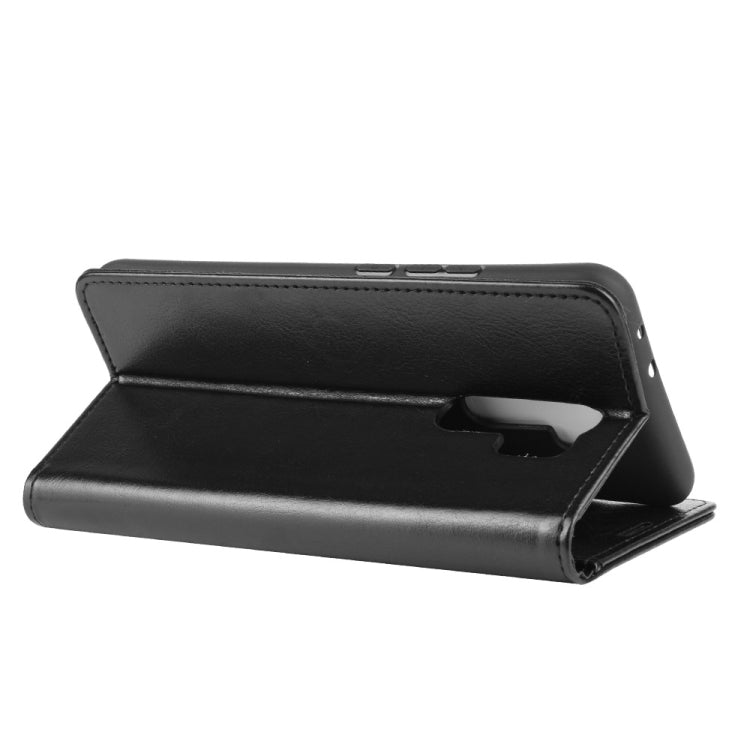 Per Xiaomi Redmi 9 R64 Texture Custodia protettiva a vibrazione orizzontale singola con supporto e slot per schede e portafoglio e cornice per foto, For Xiaomi Redmi 9