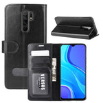 Per Xiaomi Redmi 9 R64 Texture Custodia protettiva a vibrazione orizzontale singola con supporto e slot per schede e portafoglio e cornice per foto, For Xiaomi Redmi 9
