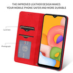 Custodia in pelle magnetica per Samsung Galaxy A01 A11 A21 A31