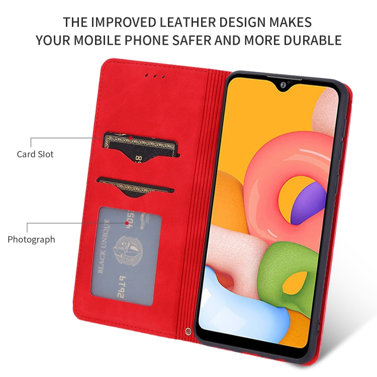 Custodia in pelle magnetica per Samsung Galaxy A01 A11 A21 A31