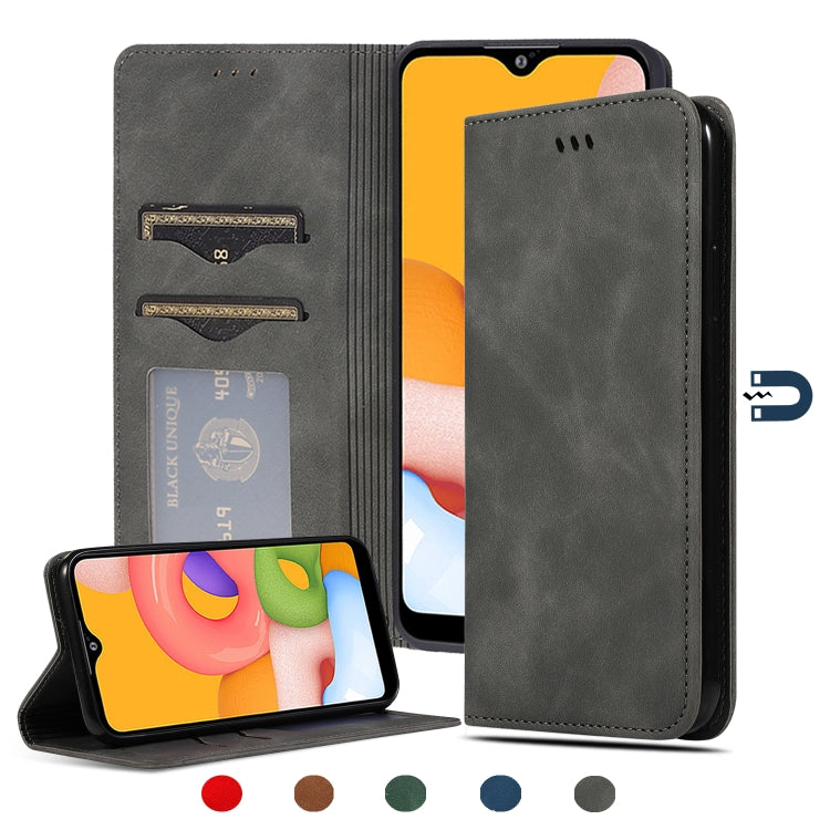 Custodia in pelle magnetica per Samsung Galaxy A01 A11 A21 A31