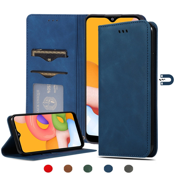 Custodia in pelle magnetica per Samsung Galaxy A01 A11 A21 A31