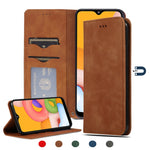 Custodia in pelle magnetica per Samsung Galaxy A01 A11 A21 A31