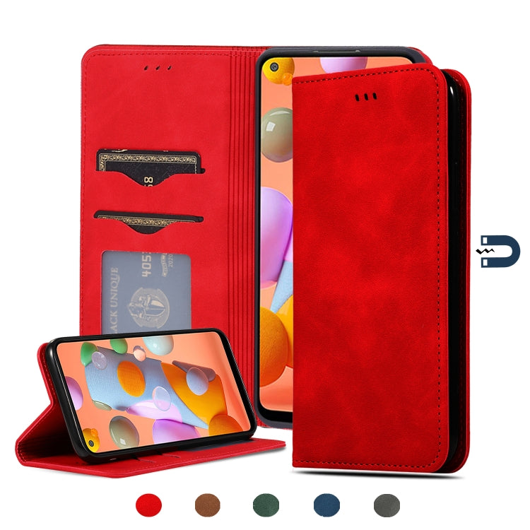 Custodia in pelle magnetica per Samsung Galaxy A01 A11 A21 A31