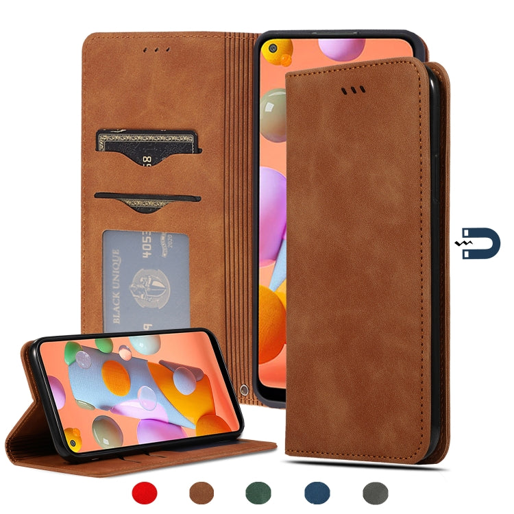 Custodia in pelle magnetica per Samsung Galaxy A01 A11 A21 A31