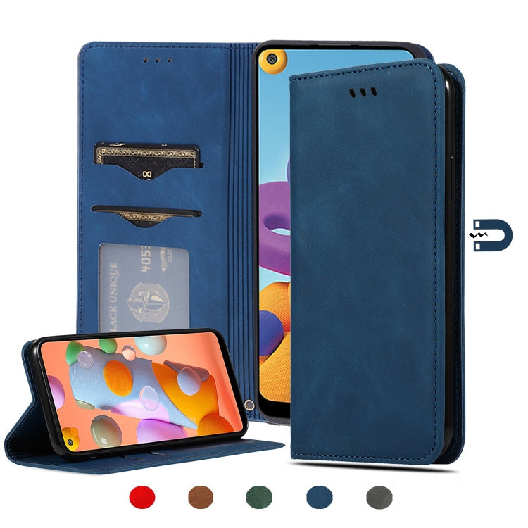 Custodia in pelle magnetica per Samsung Galaxy A01 A11 A21 A31
