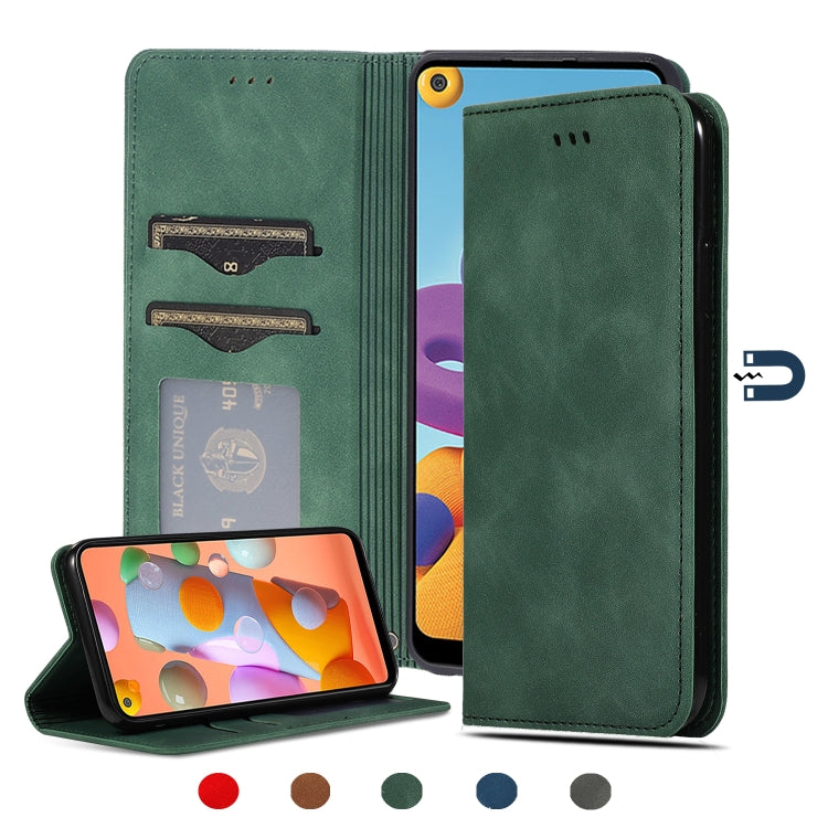 Custodia in pelle magnetica per Samsung Galaxy A01 A11 A21 A31