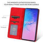 Custodia portafoglio in pelle per Samsung Galaxy S10 Lite