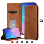 Custodia portafoglio in pelle per Samsung Galaxy S10 Lite