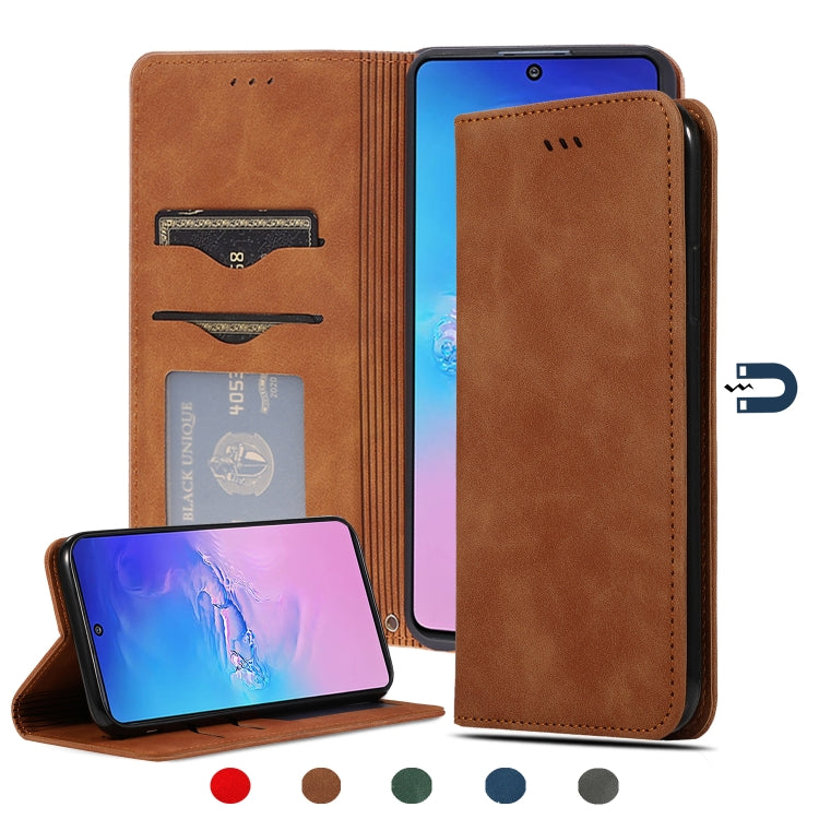 Custodia portafoglio in pelle per Samsung Galaxy S10 Lite
