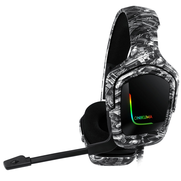Cuffie gaming ONIKUMA K20 con microfono e luce RGB