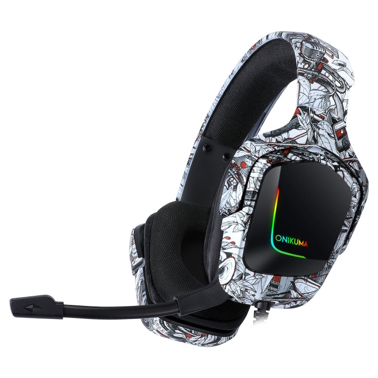 Cuffie gaming ONIKUMA K20 con microfono e luce RGB