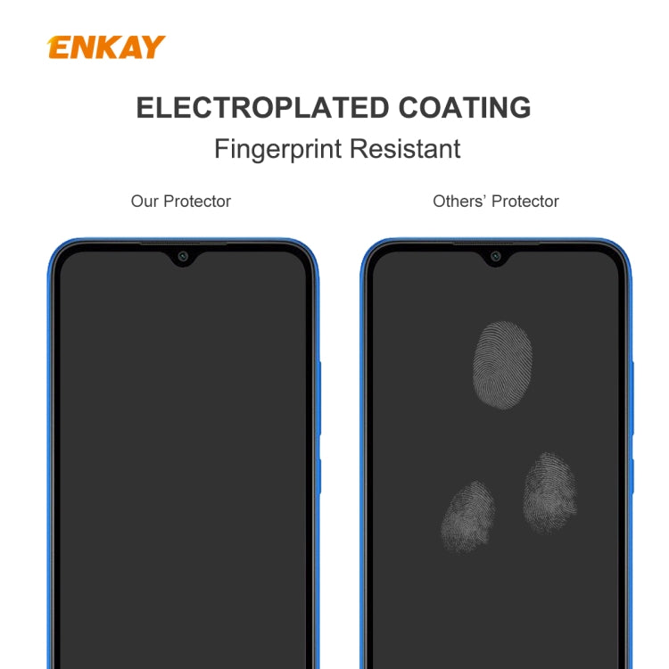 2 PZ ENKAY Hat-Prince 0.26mm 9H 2.5D Pellicola in vetro temperato con bordo curvo, For Xiaomi Mi 10 Lite /Redmi 10X 5G, For Redmi 10X 4G / Redmi Note 9, For Redmi Note 9S / Note 9 Pro, For Huawei P40, For Huawei P40 Lite, For Huawei Y5p, For Huawei Y6p...