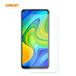 2 PZ ENKAY Hat-Prince 0.26mm 9H 2.5D Pellicola in vetro temperato con bordo curvo, For Xiaomi Mi 10 Lite /Redmi 10X 5G, For Redmi 10X 4G / Redmi Note 9, For Redmi Note 9S / Note 9 Pro, For Huawei P40, For Huawei P40 Lite, For Huawei Y5p, For Huawei Y6p...