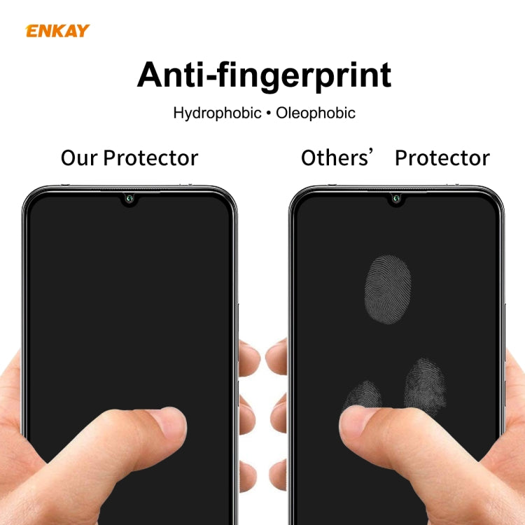 5 PZ ENKAY Hat-Prince Full Glue 0.26mm 9H 2.5D Pellicola a copertura totale in vetro temperato, For Xiaomi Mi 10 Lite /Redmi 10X 5G, For Redmi 10X 4G / Redmi Note 9, For Redmi Note 9S / Note 9 Pro, For Huawei P40, For Huawei P40 Lite, For Huawei Y5p   ...