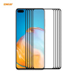 5 PZ ENKAY Hat-Prince Full Glue 0.26mm 9H 2.5D Pellicola a copertura totale in vetro temperato, For Xiaomi Mi 10 Lite /Redmi 10X 5G, For Redmi 10X 4G / Redmi Note 9, For Redmi Note 9S / Note 9 Pro, For Huawei P40, For Huawei P40 Lite, For Huawei Y5p   ...