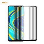 10 PZ ENKAY Hat-Prince Full Glue 0.26mm 9H 2.5D Pellicola a copertura totale in vetro temperato, For Huawei P40, For Huawei P40 Lite, For Huawei Y5p, For Huawei Y6p, For Huawei Honor X10 5G, For Huawei P40 Lite E, For Redmi 10X 4G / Redmi Note 9(10pcs)...