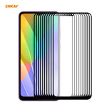 10 PZ ENKAY Hat-Prince Full Glue 0.26mm 9H 2.5D Pellicola a copertura totale in vetro temperato, For Huawei P40, For Huawei P40 Lite, For Huawei Y5p, For Huawei Y6p, For Huawei Honor X10 5G, For Huawei P40 Lite E, For Redmi 10X 4G / Redmi Note 9(10pcs)...