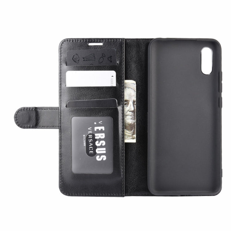 Per Xiaomi Redmi 9A R64 Texture Custodia protettiva a vibrazione orizzontale singola con supporto e slot per schede e portafoglio e cornice per foto, For Xiaomi Redmi 9A
