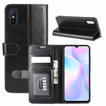 Per Xiaomi Redmi 9A R64 Texture Custodia protettiva a vibrazione orizzontale singola con supporto e slot per schede e portafoglio e cornice per foto, For Xiaomi Redmi 9A