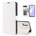 Per Xiaomi Redmi 9A R64 Texture Custodia protettiva a vibrazione orizzontale singola con supporto e slot per schede e portafoglio e cornice per foto, For Xiaomi Redmi 9A